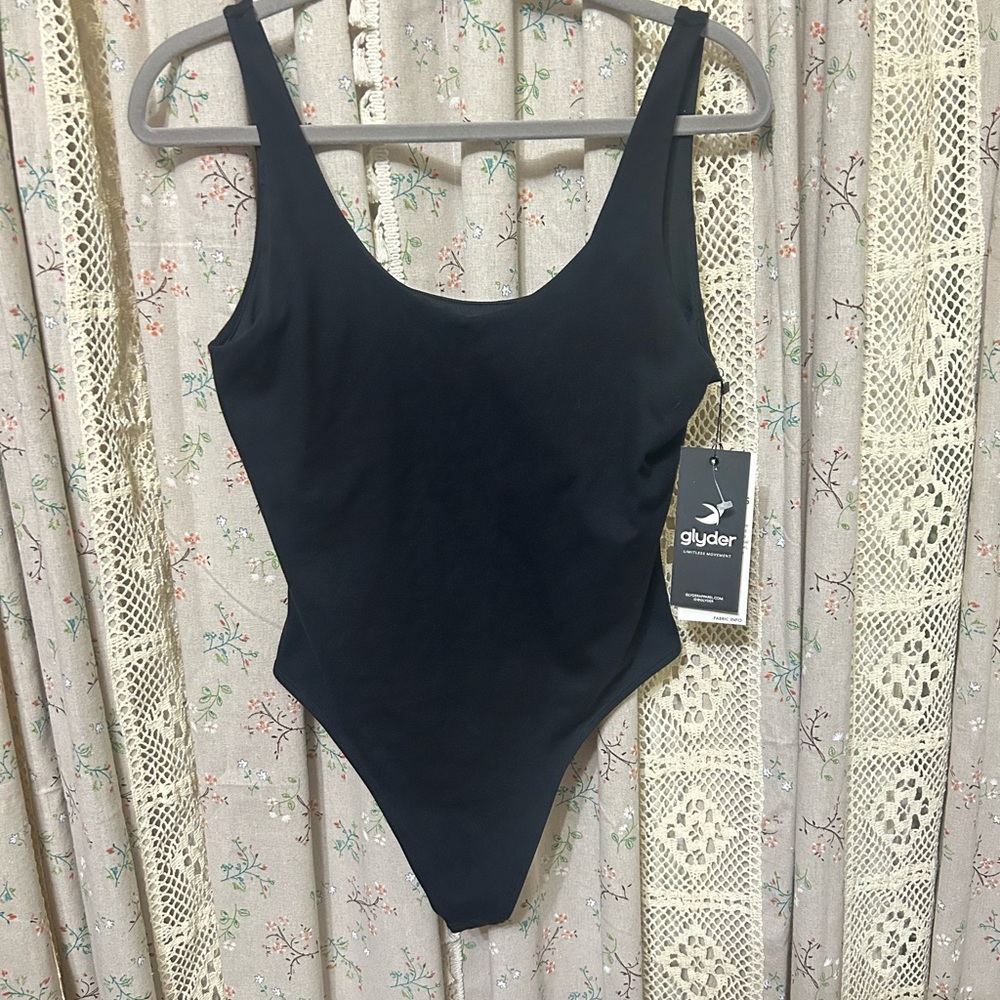 Glyder Sculpt Bodysuit Black Size Large NEW One-Piece - Picture 1 of 3